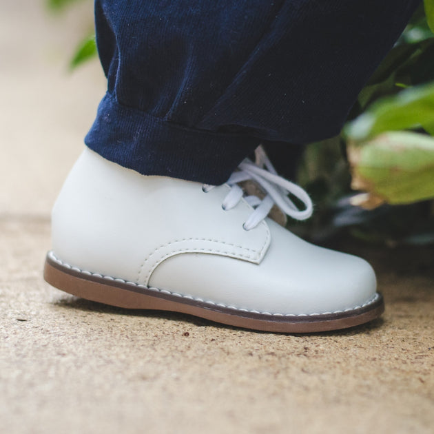 Footmates Boys Dress Shoes - Todd - White