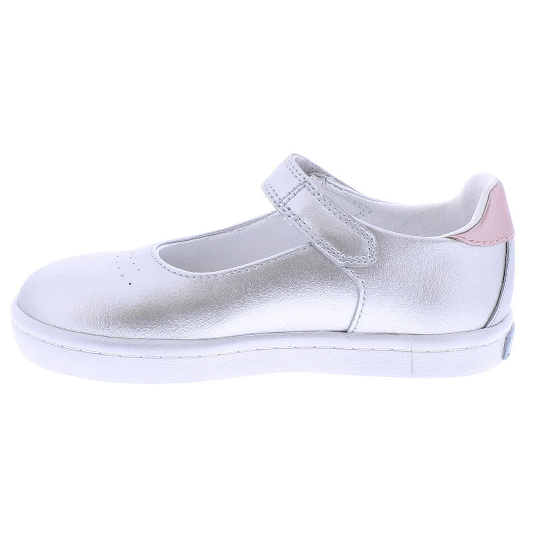 STELLA - V104-045 - Silver/Rose Leather – Footmates.com