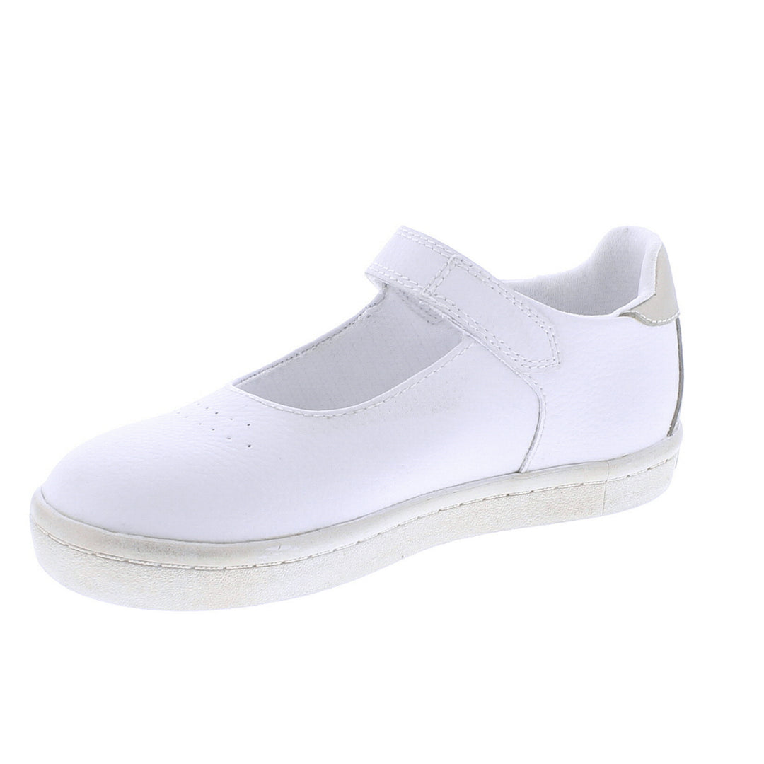 STELLA - V104-102 - White/Gold Leather – Footmates.com